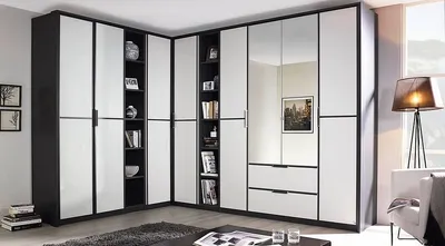 Угловой шкаф в гостиную: идеи дизайна интерьера на фото | ivd.ru