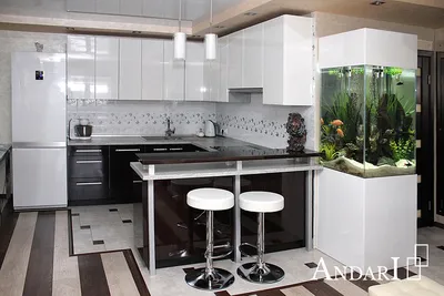 Дизайн угловой кухни с барной стойкой (50+ фото) | ivd.ru
