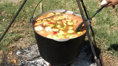 Царская уха из красного окуня со сливками | Пикабу