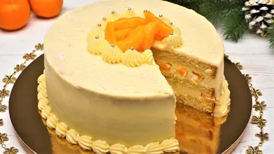 Торт с Елочными шарами и бантом 3012518 стоимостью 6 460 рублей - торты на  заказ ПРЕМИУМ-класса от КП «Алтуфьево»