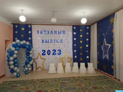 Оформление зала на выпускной (последний звонок). Вариант №5 | оформление  шарами в Красноярске
