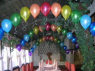 Украшение воздушными шарами праздника в Москве и Московской области