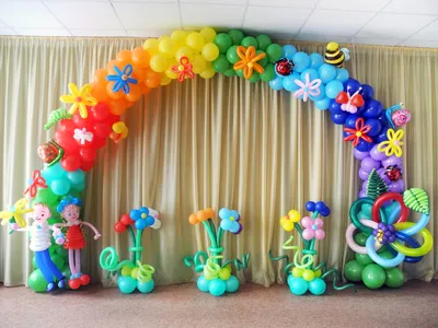 Украсить воздушными шарами свадьбу