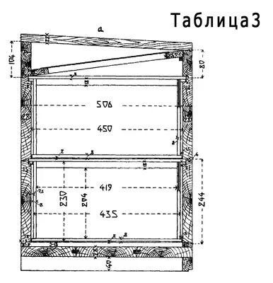 Размеры - чертежи ульев: Дадана, Дадана-оборотный (Украинский), Американский