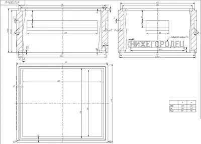 Скачать чертеж улья ППУ Нижегородец