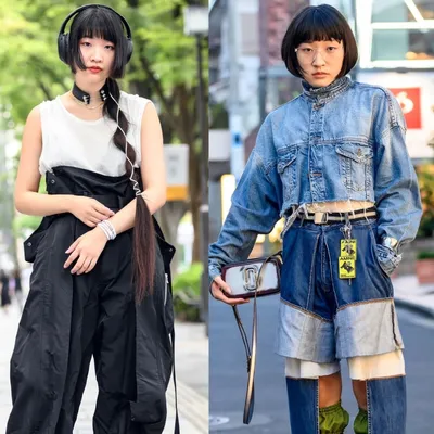 Стритстайл на Неделе моды весна-лето 2022 в Токио | Vogue Russia