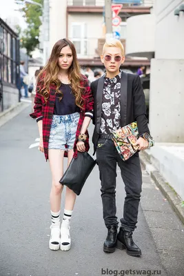 Японская уличная мода женская и мужская фото - мода Японии и Токио | Getswag