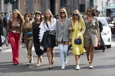 Street style на неделе моды в Милане весна-лето 2021