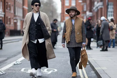Уличный стиль: Неделя мужской моды в Лондоне осень/зима 2016. Часть II |  PEROU