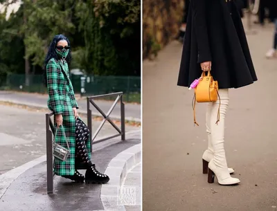 Маски, зонтики и готика: главные тренды уличного стиля на Неделе моды в  Париже
