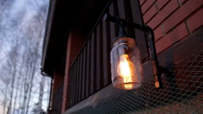 Уличный светильник из металлических труб | DIY | Своими руками - YouTube