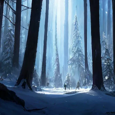 Фото: Утро в зимнем лесу. Пейзажный фотограф Андрей Старцев. Пейзаж.  Фотосайт Расфокус.ру