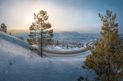 Красивое утро зима (137 фото) - 137 фото