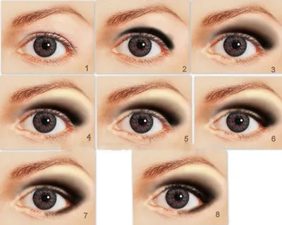 контуринг глаз | Идеи макияжа, Макияж для глаз, Макияж глаз