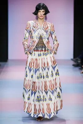 Узбекский икат представлен на Неделе высокой моды в Париже (фото) - Новости  Узбекистана сегодня: nuz.uz
