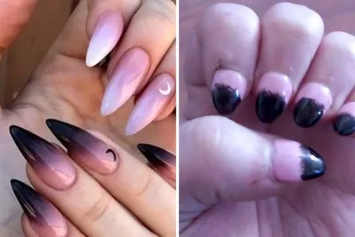 МАНИКЮР БЕЗ КУПЮР FAIL NAIL Неудачный и ужасный маникюр. Непризнанные  шедевры красоты. #ногти #гельлак #юмор #фейл #маникюр #т… | Fail nails,  Crazy nail art, Nails