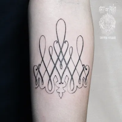 Переводная временная татуировка Татуировка узор - неоновая тату