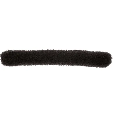 Валик для прически длинный черный губка 21 см HO-5111 Black от DEWAL