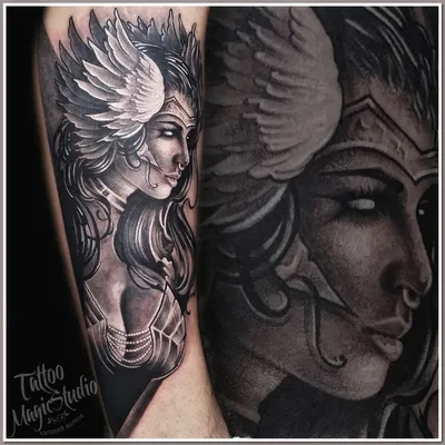 Валькирия эскиз тату | Valkyrie tattoo, Warrior tattoos, Female warrior  tattoo