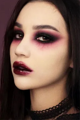 Вампирский макияж - 75 фото