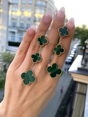 Серьги Van Cleef качества ЛЮКС. Распродажа!