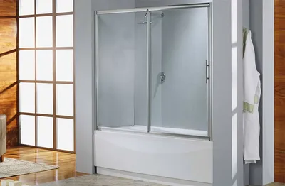 Шторка на ванну Oporto Shower 804В 40x140 стационарная прозрачное стекло,  черный матовый. Купить в интернет-магазине сантехники АкваИНК.РУ (812)  454-22-49, (812) 928-18-20