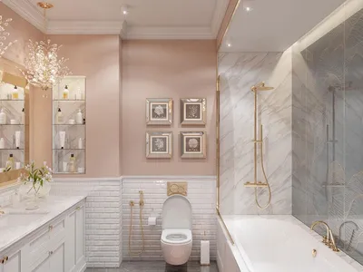 Фиолетовая ванная: создаем роскошный дизайн интерьера [87 фото]