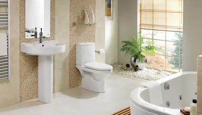 Ванная комната в частном доме - Работа из галереи 3D Моделей