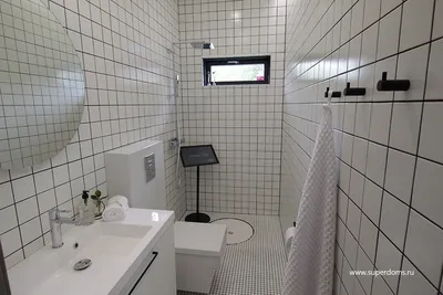 Дизайн ванной комнаты в частном доме от профессионалов в галерее готовых  решений