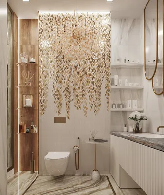 Ванная в частном доме - изумительный и стильный дизайн в современном стиле  (95 фото)