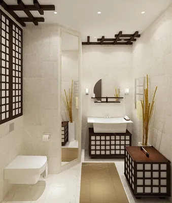 Ванная в японском стиле: полное руководство по дизайну интерьера в стиле  дзен [88 фото]