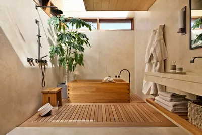 Ванная в японском стиле