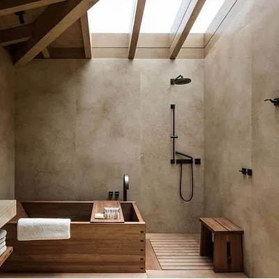 Ванная комната в японском стиле: особенности отделки помещения