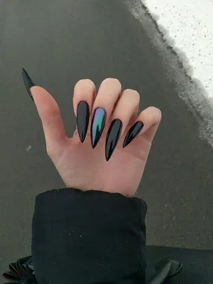 АВТОРОСКИЕ ИДЕИ ЧЕРНОГО МАНИКЮРА ДЛЯ СМЕЛЫХ ДАМ | ROZHKOVA NAILS | Дзен