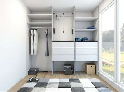 Классическая гардеробная комната купить в интернет-магазине WoodCraftStudio