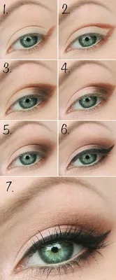 Макияж для зеленых глаз: лучшие варианты с фото | Тени для карих глаз,  Макияж для голубых глаз, Поэтапные инструкции для макияжа для глаз