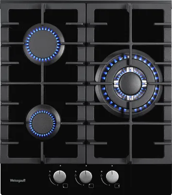 Встраиваемая варочная панель газовая Weissgauff HGG 640 BG черный, купить в  Москве, цены в интернет-магазинах на Мегамаркет