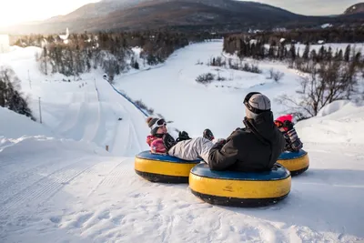 Saimaa Ватрушка зимняя для катания 110 см плюшка детская