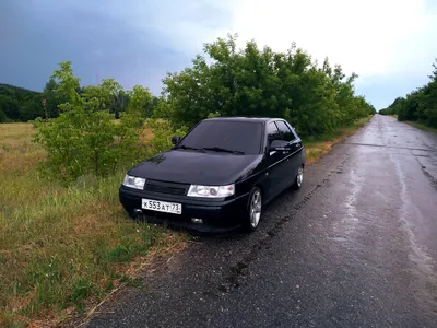 Обои блондинка, ваз2110, приехали на рабочий стол