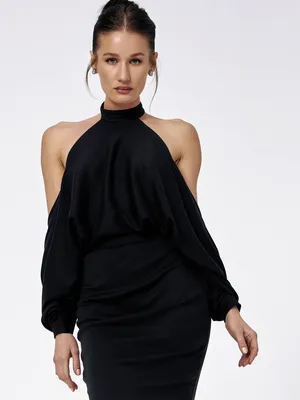Вечернее черное шикарное платье летучая мышь большие размеры: продажа, цена  в Одессе. Женские платья от \"Dalani\" - 2048729611