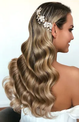 Вечерние прически на длинные волосы 2024 | Long hair styles, Elegant  wedding hair, Long hair wedding styles