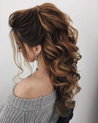 Простая Свадебная и Вечерняя прическа.Быстрые пошаговые прически.Easy  Wedding and Evening Hairstyle - YouTube