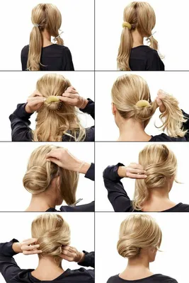 Как сделать прическу самой себе: инструкции с пошаговыми фото | Плетеные  прически, Уроки по укладке волос, Идеи причесок