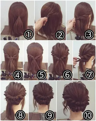 Простая Свадебная и Вечерняя прическа.Быстрые пошаговые прически.Easy  Wedding and Evening Hairstyle - YouTube