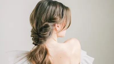 Прическа из косичек \"Вечерняя\". Evening hairstyle of braids - YouTube