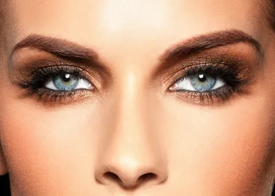 Вечерний макияж для серо голубых глаз фото фото
