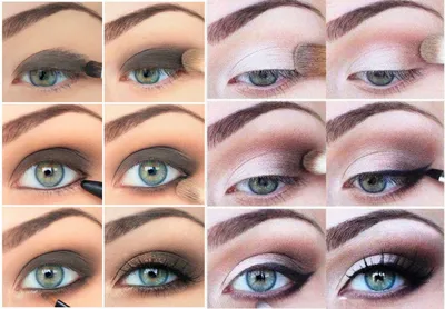 Вечерний макияж для голубых глаз: 5 стильных вариантов