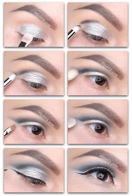 Evening Eye Makeup | Вечерний макияж глаз, Инструкции по макияжу глаз, Тени  для глаз