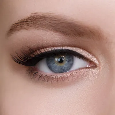 яркий вечерний макияж глаз, который визажист делает для молодой модели со  специальной кистью применяет тени и видеоматериал - Видео насчитывающей  внимательность, компакт: 217773452