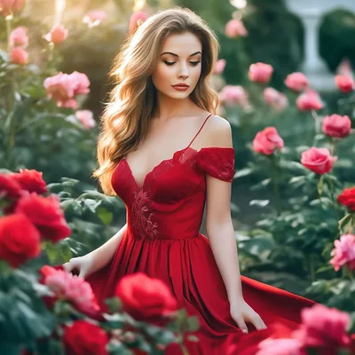 Вечерний макияж под красное платье - 55 фото